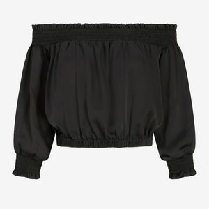 Off the shoulder banded bottom Smocked Top